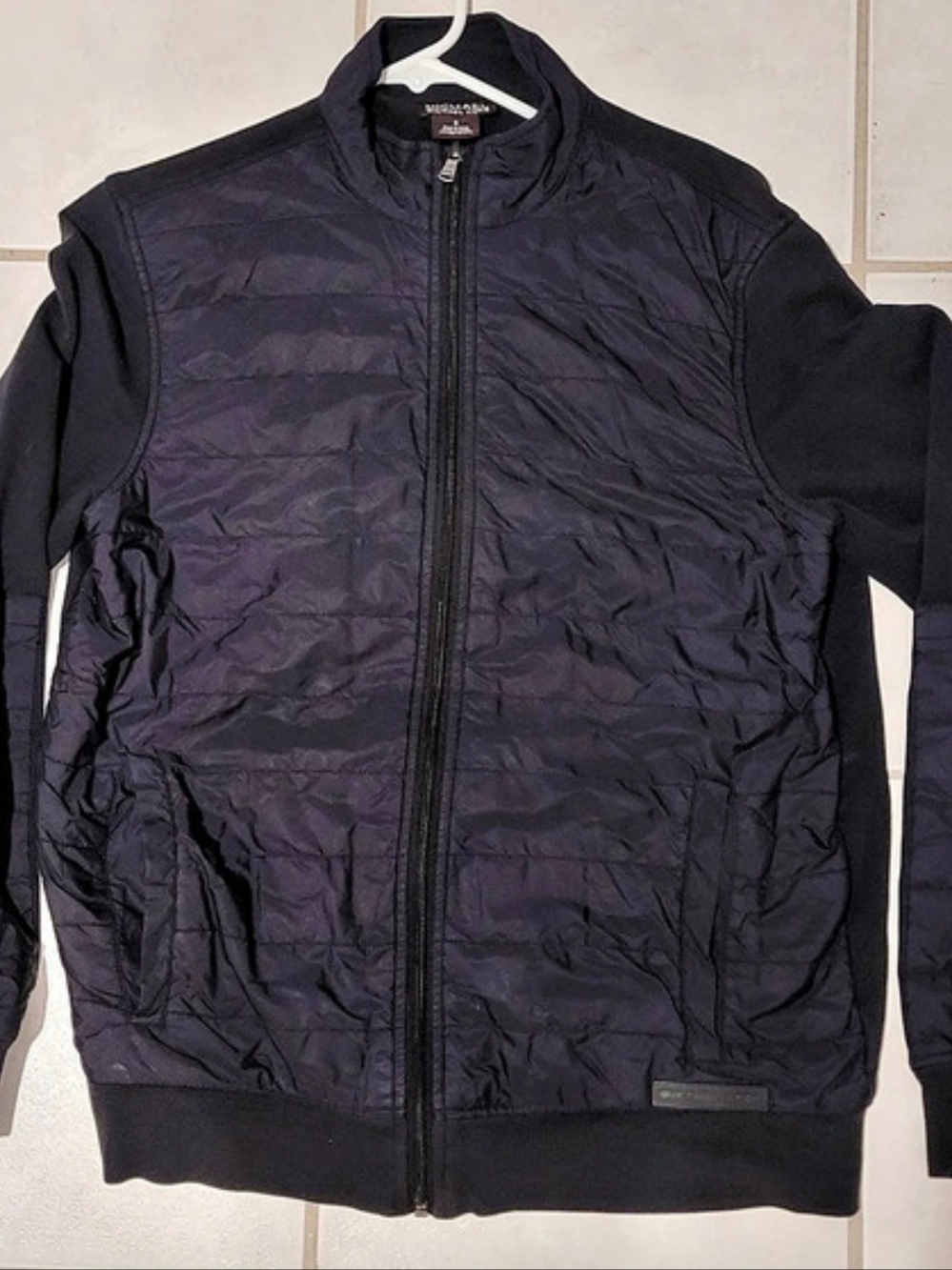 Michael Kors Men'Small Quilted Bomber Jacket Black Small